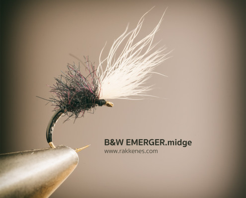 Black and White Midge Emerger